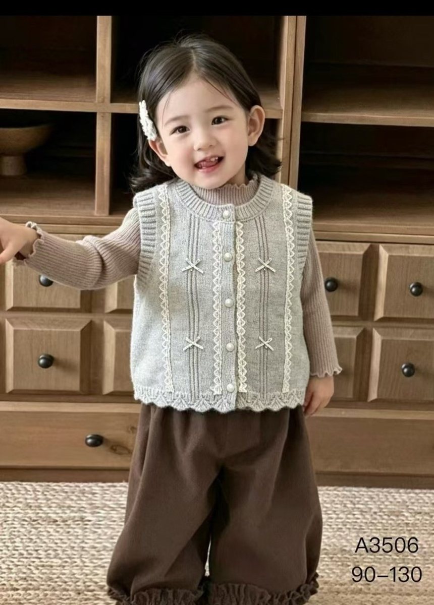 진주레이스니트조끼 3