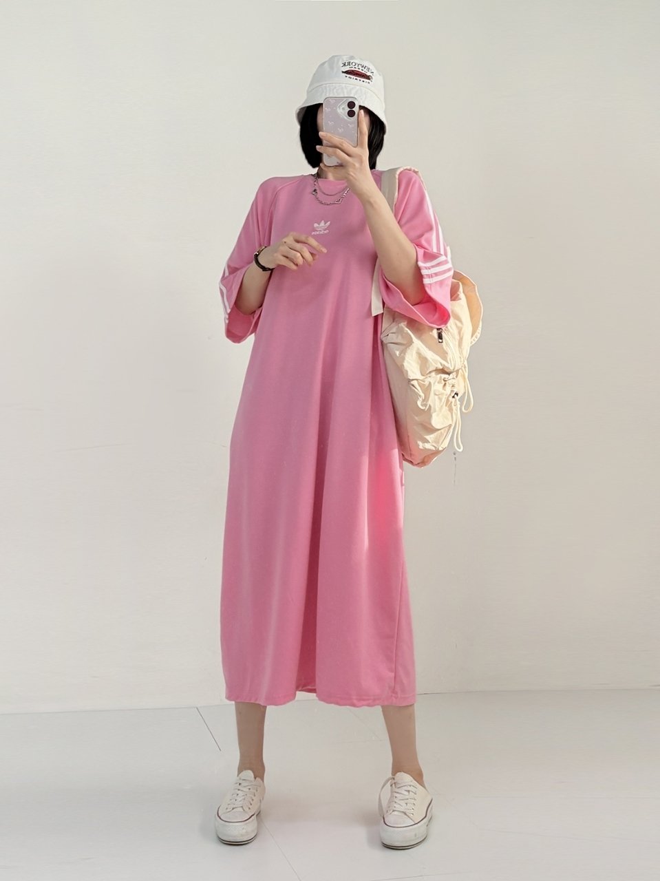 스포티 박시 롱원피스 7