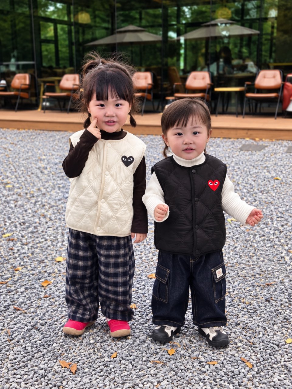 하트퀼팅패딩조끼 3