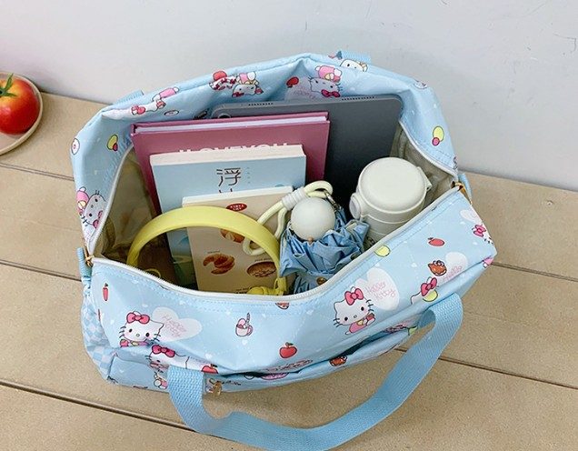 냥냥 블루 여행 가방 14