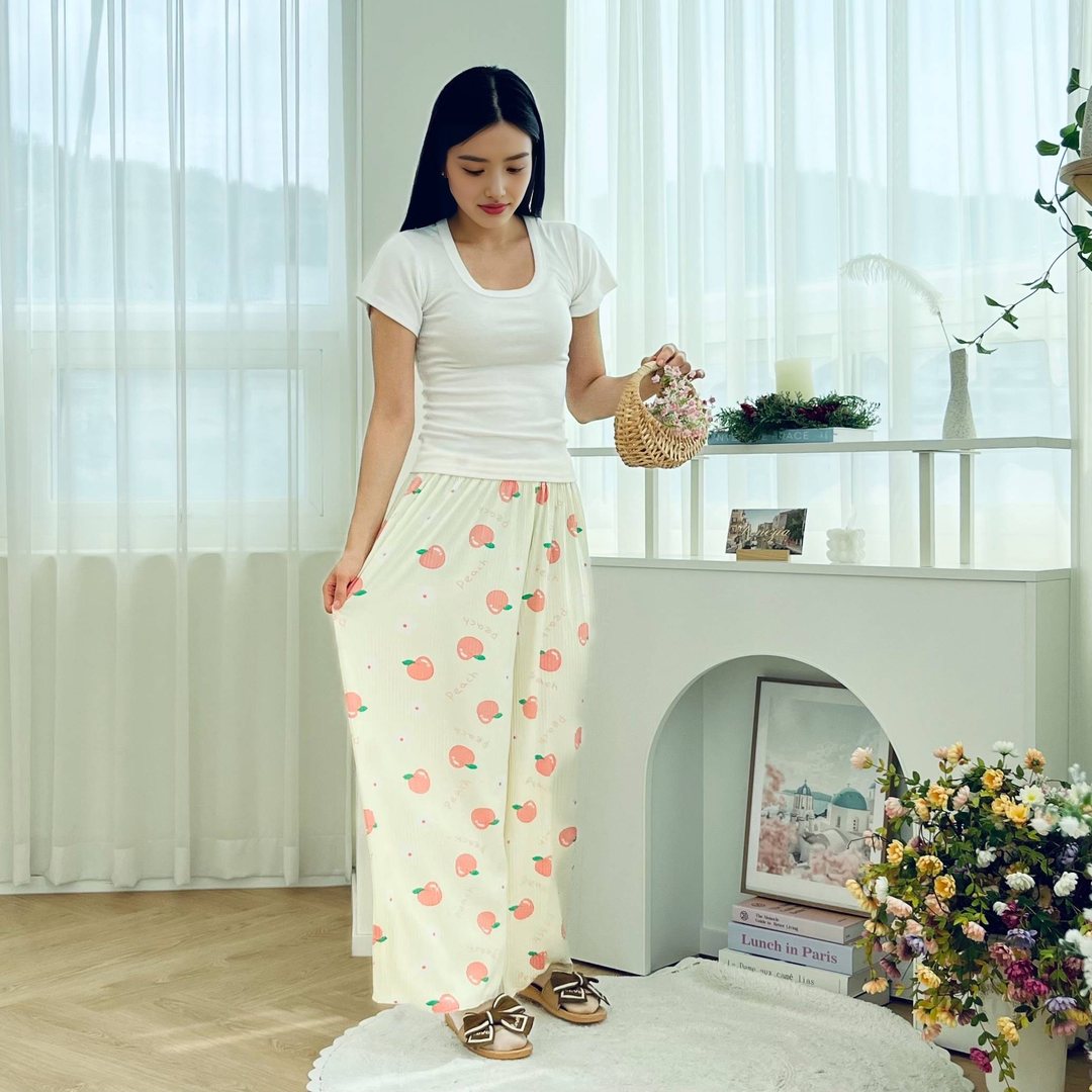캐릭터 주름 9부 바지 2