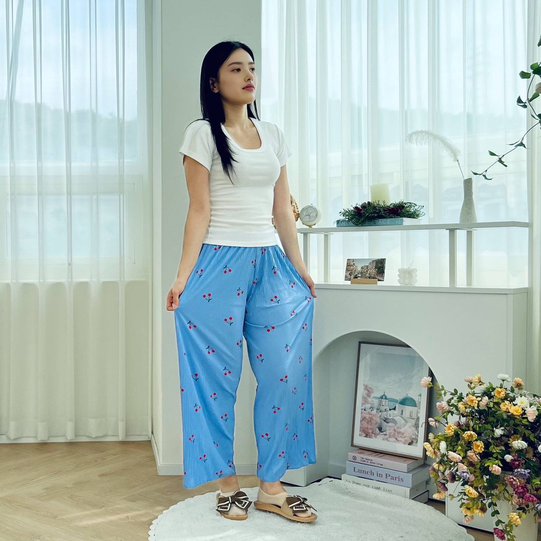 캐릭터 주름 9부 바지 5
