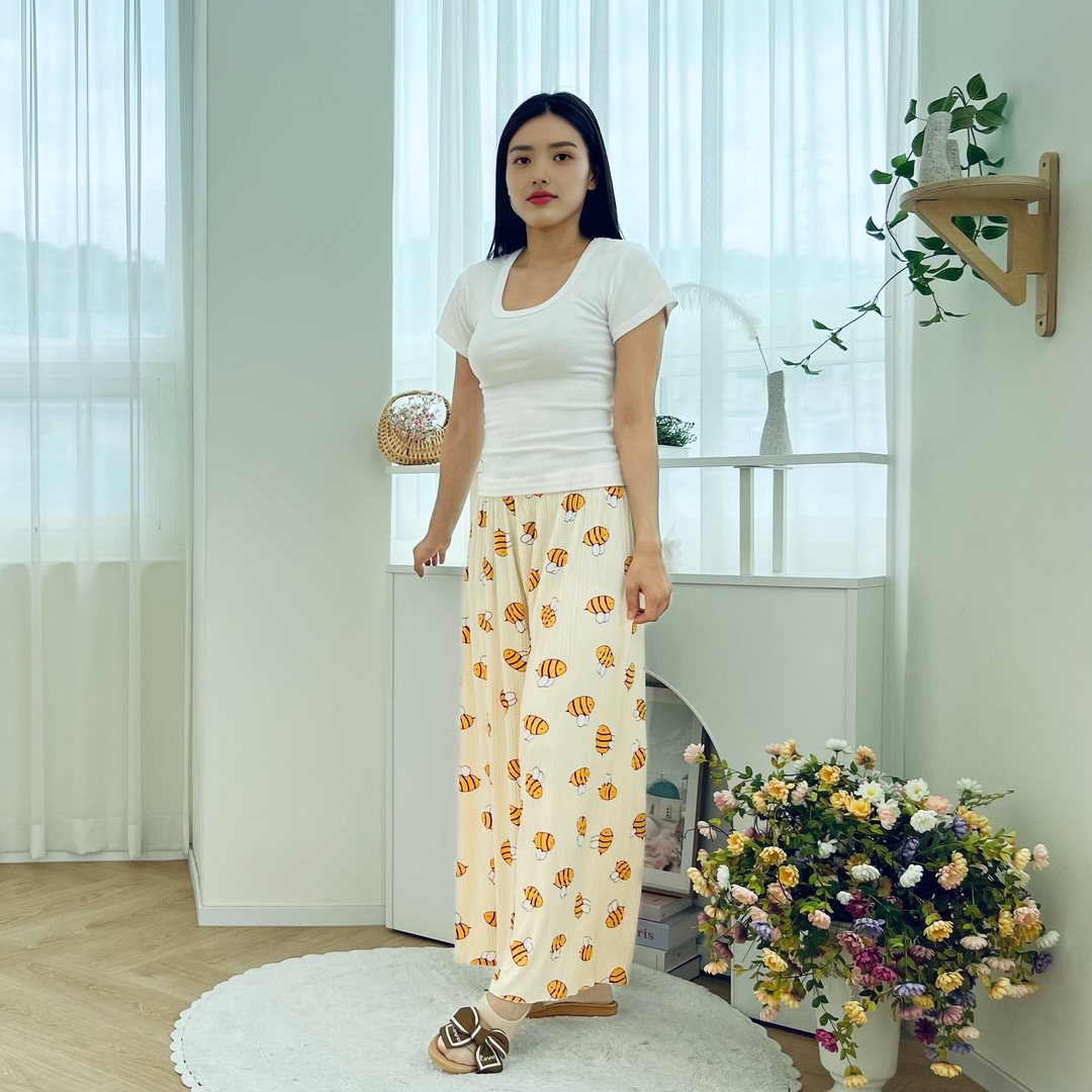 캐릭터 주름 9부 바지 6