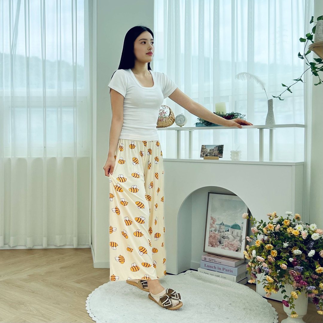 캐릭터 주름 9부 바지 7