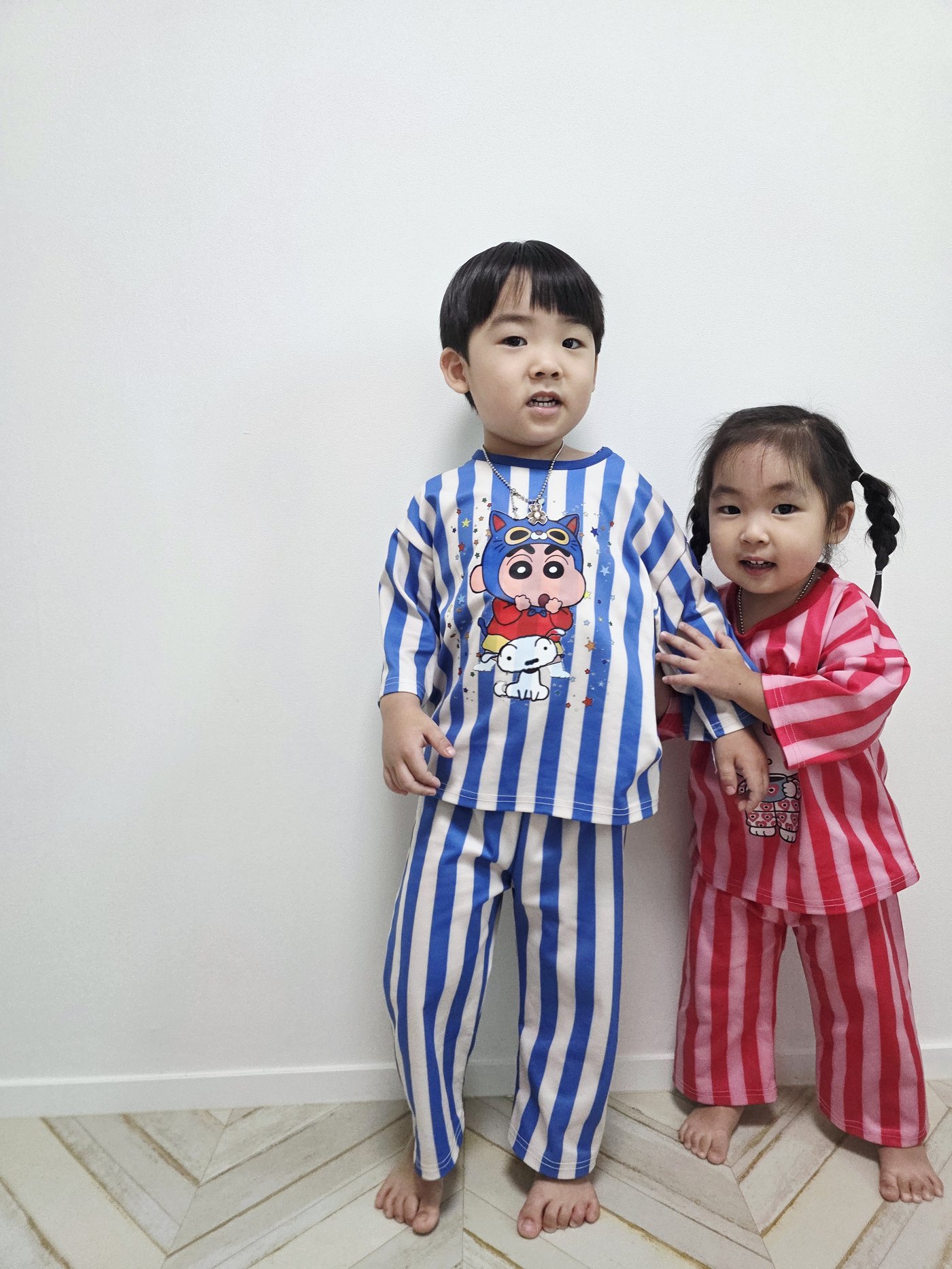 캐릭터 줄무늬 파자마 18