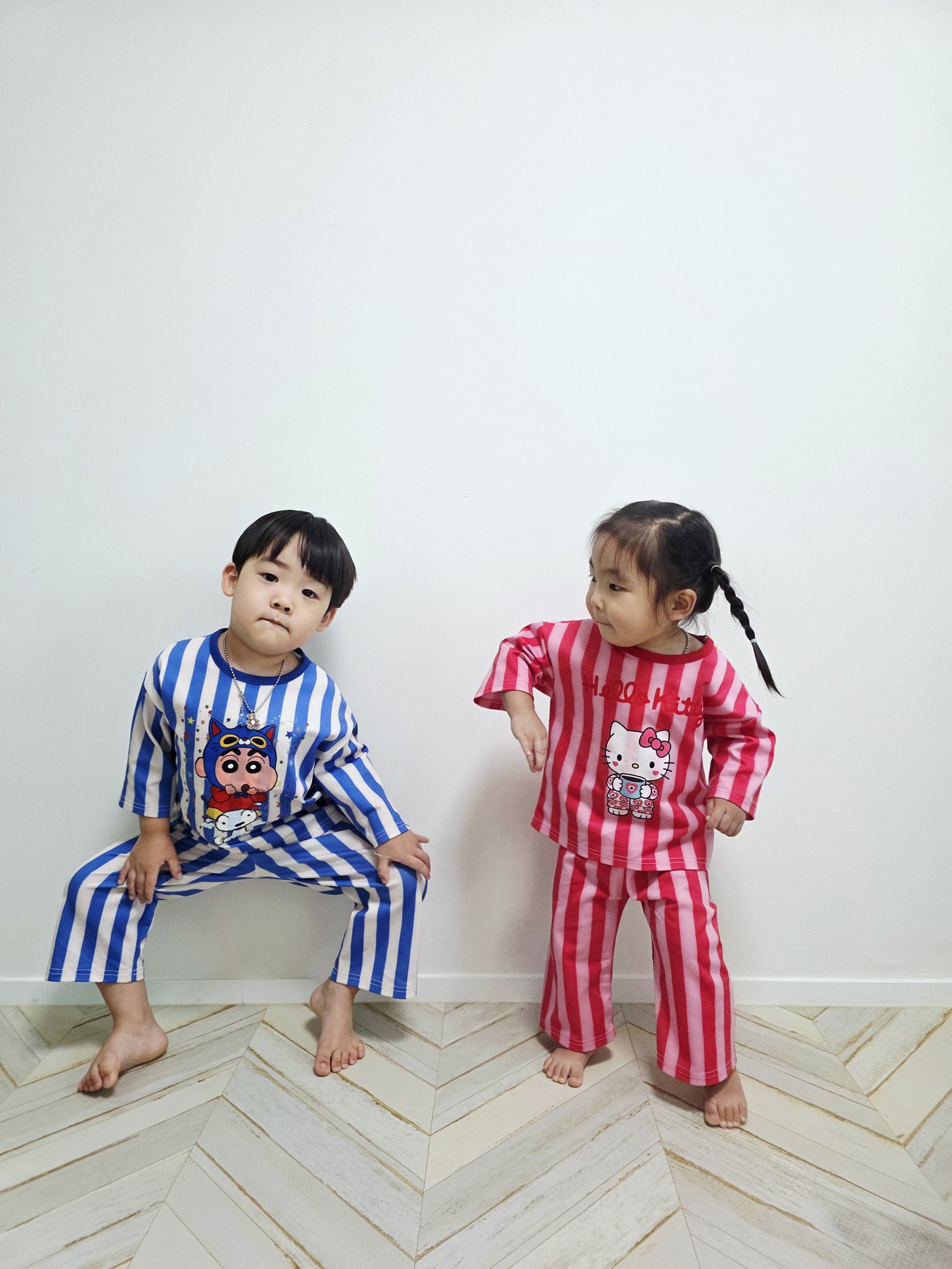 캐릭터 줄무늬 파자마 21