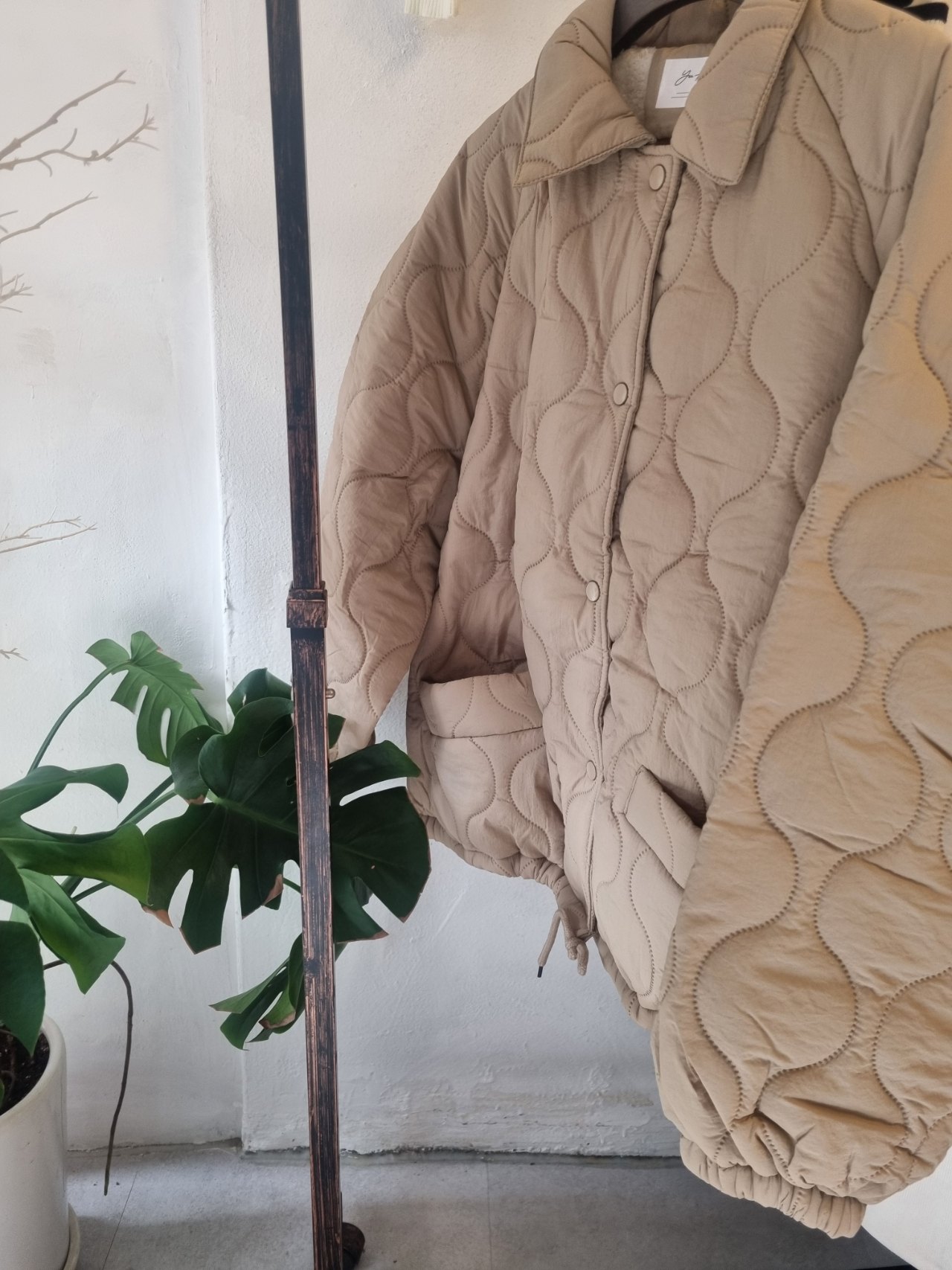 양털 퀼팅 패딩 점퍼 (맘) 60