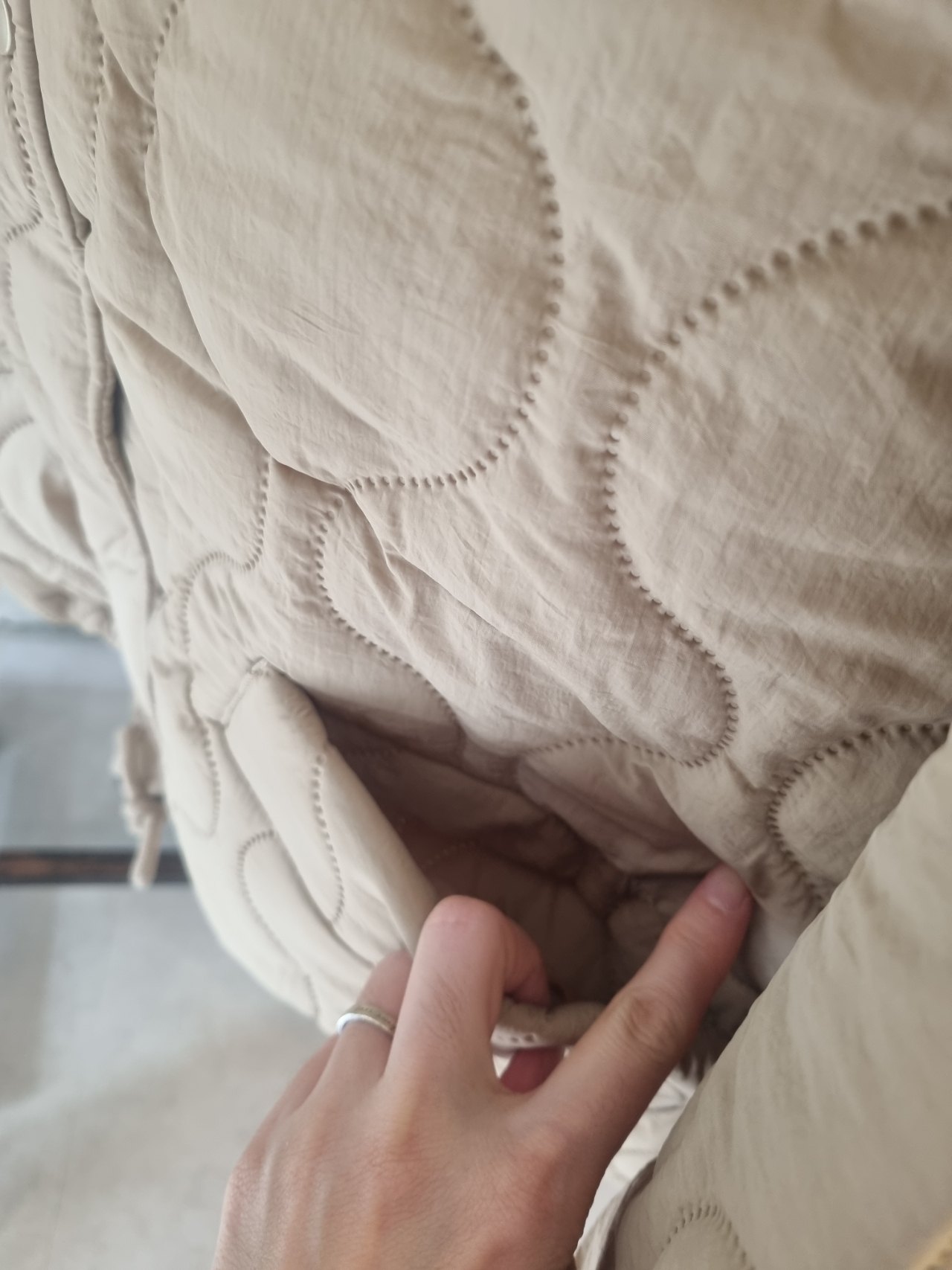 양털 퀼팅 패딩 점퍼 (맘) 62