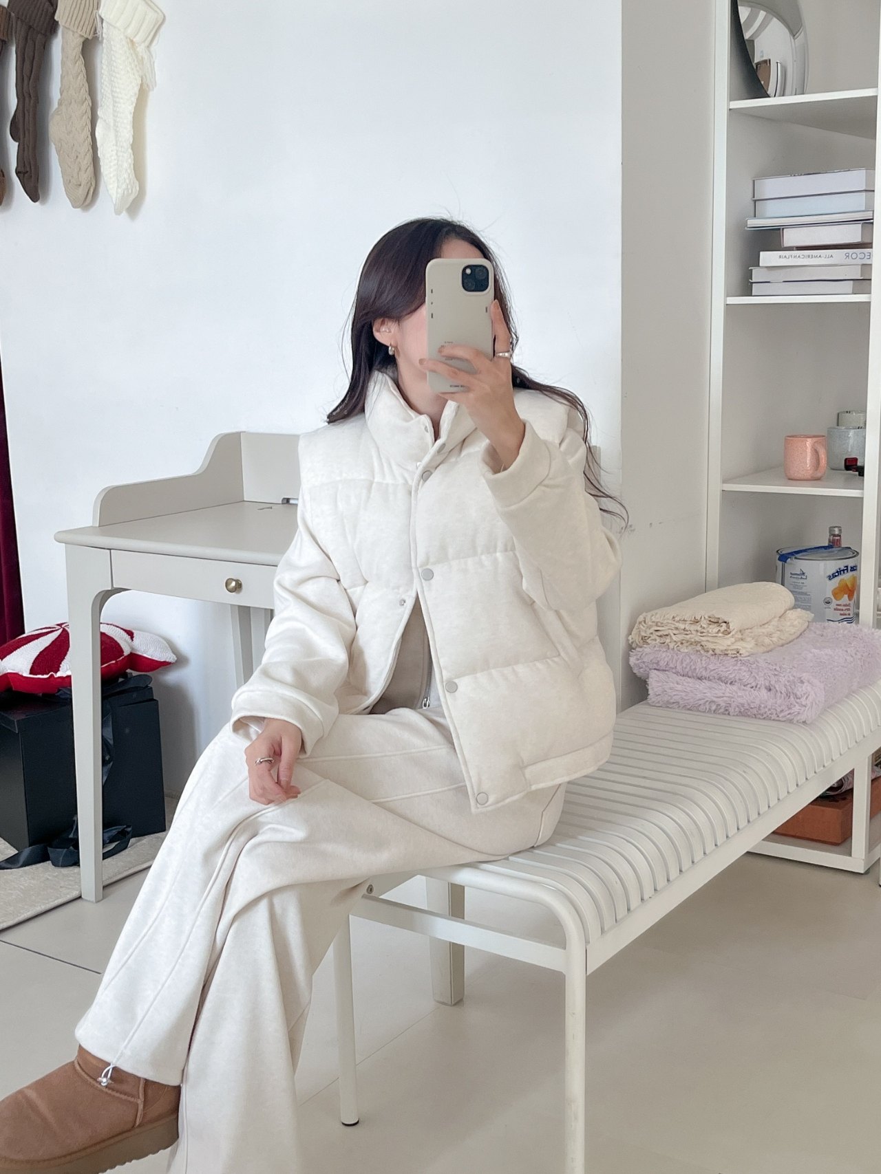 패딩조끼 + 기모 트레이닝 세트 (골라담기) 상세 34