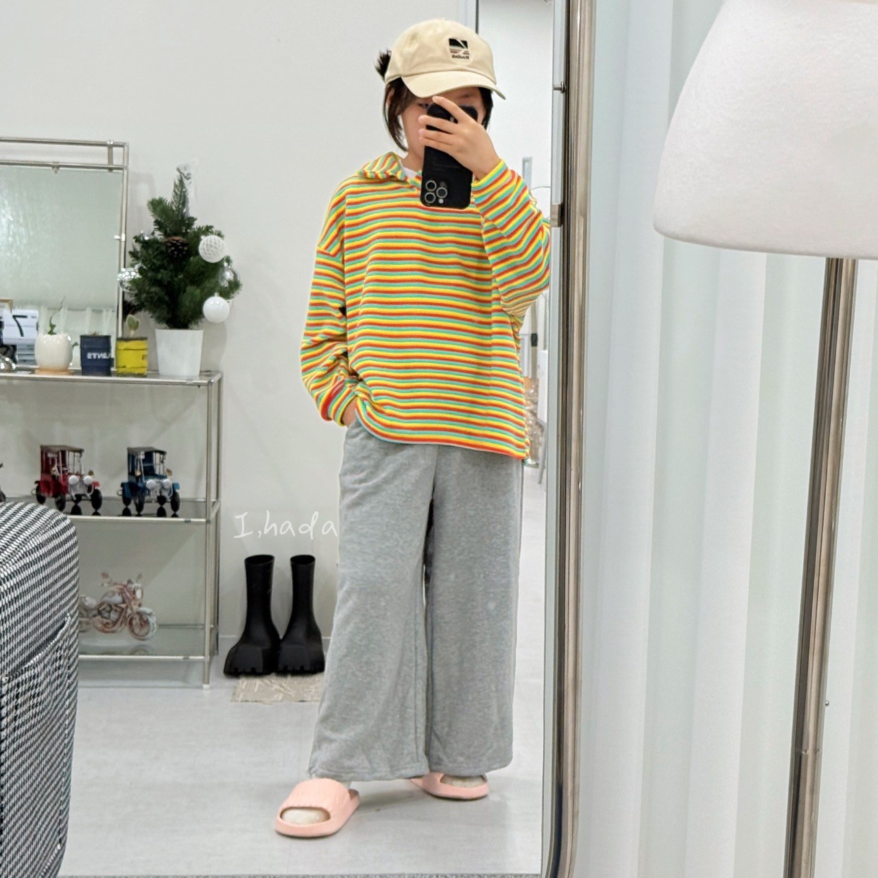 아이하다 스트링 와이드팬츠 25