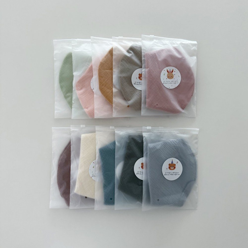 6겹 순면거즈 요루 스카프빕 2