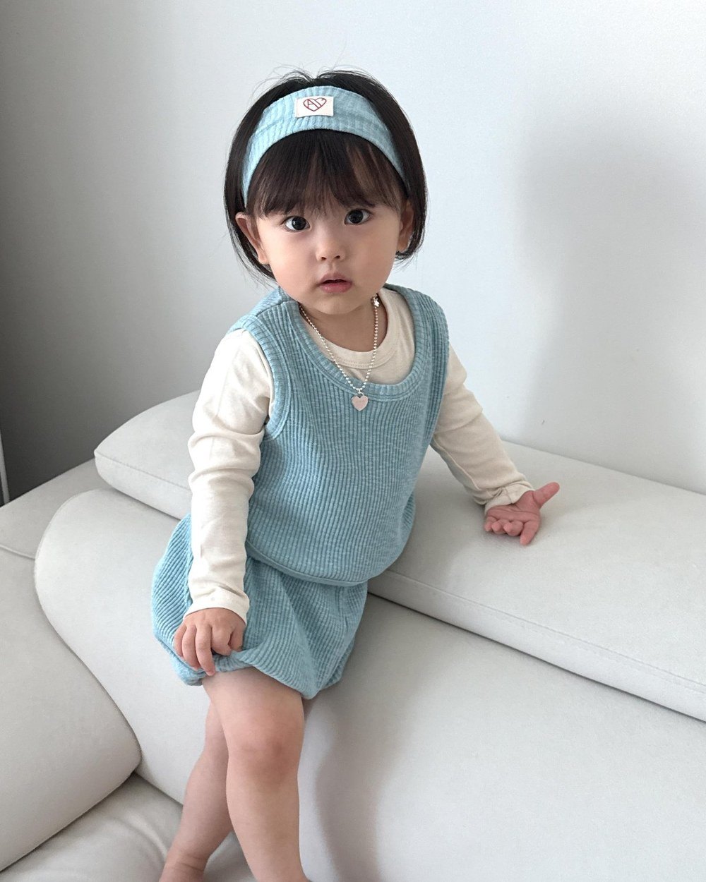 올유베베 몽글베베 셋업 (조끼+블루머) 상세 34