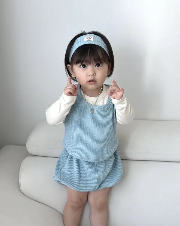올유베베 몽글베베 셋업 (조끼+블루머) 상세 35