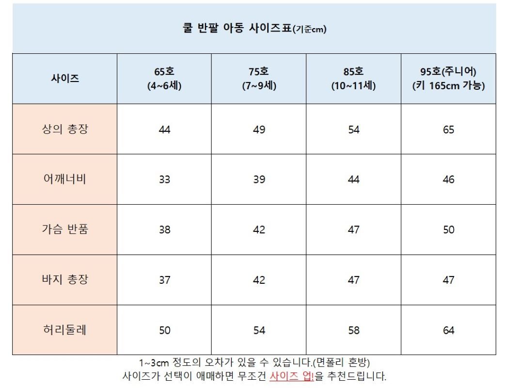 쿨 반팔 복숭아 실내복 18