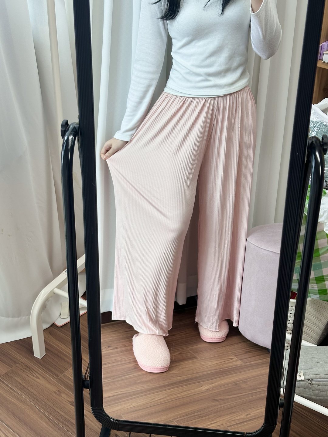 무지 주름 9부 통바지 8