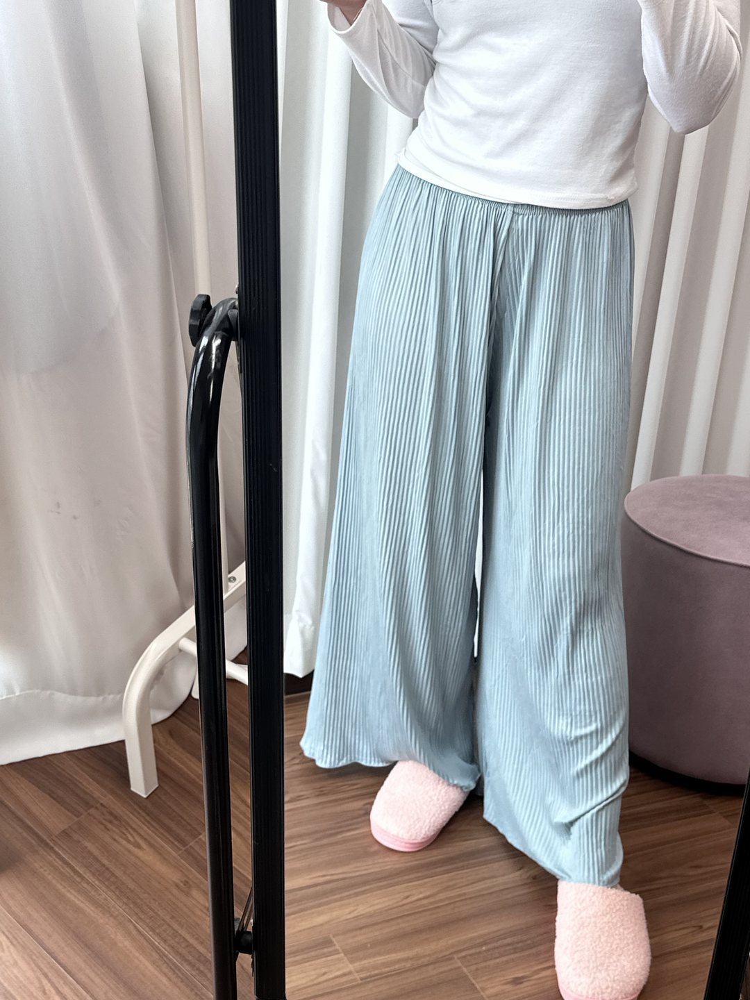 무지 주름 9부 통바지 15