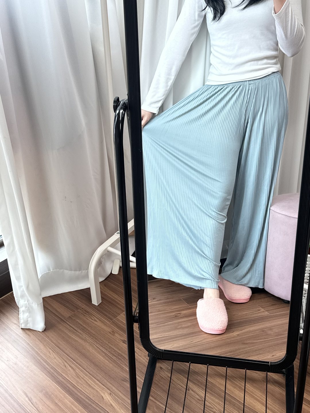 무지 주름 9부 통바지 16