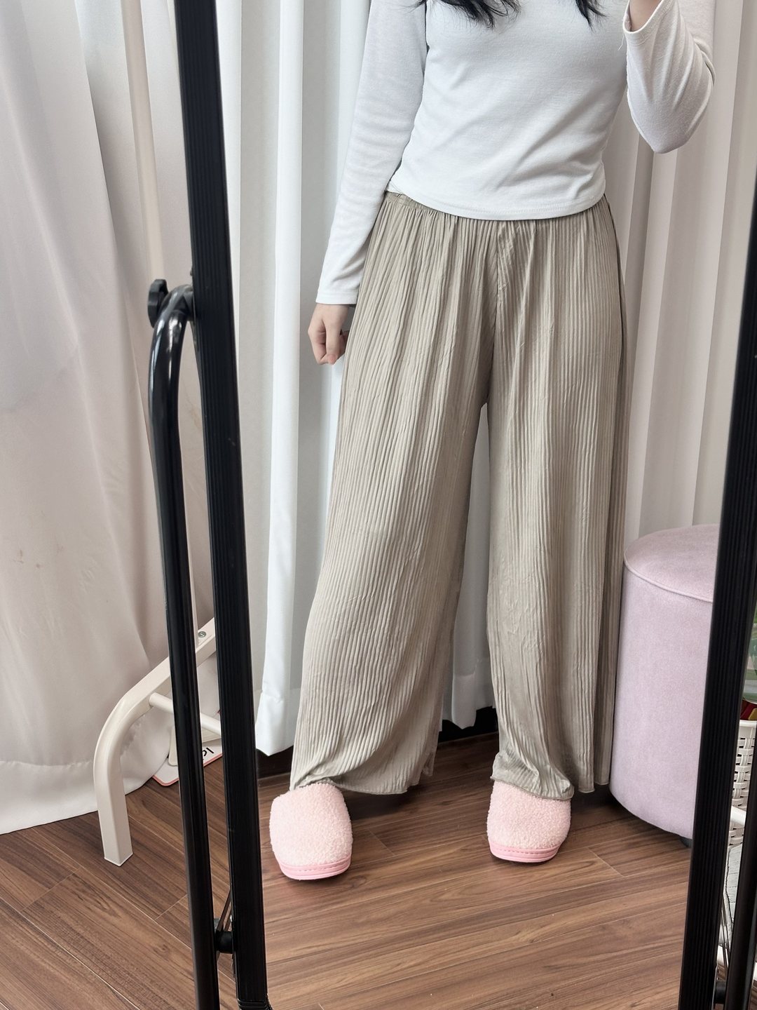 무지 주름 9부 통바지 18