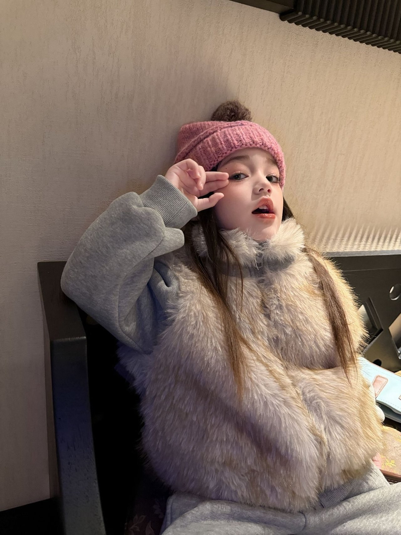 위니 모피 집업 상하세트 6