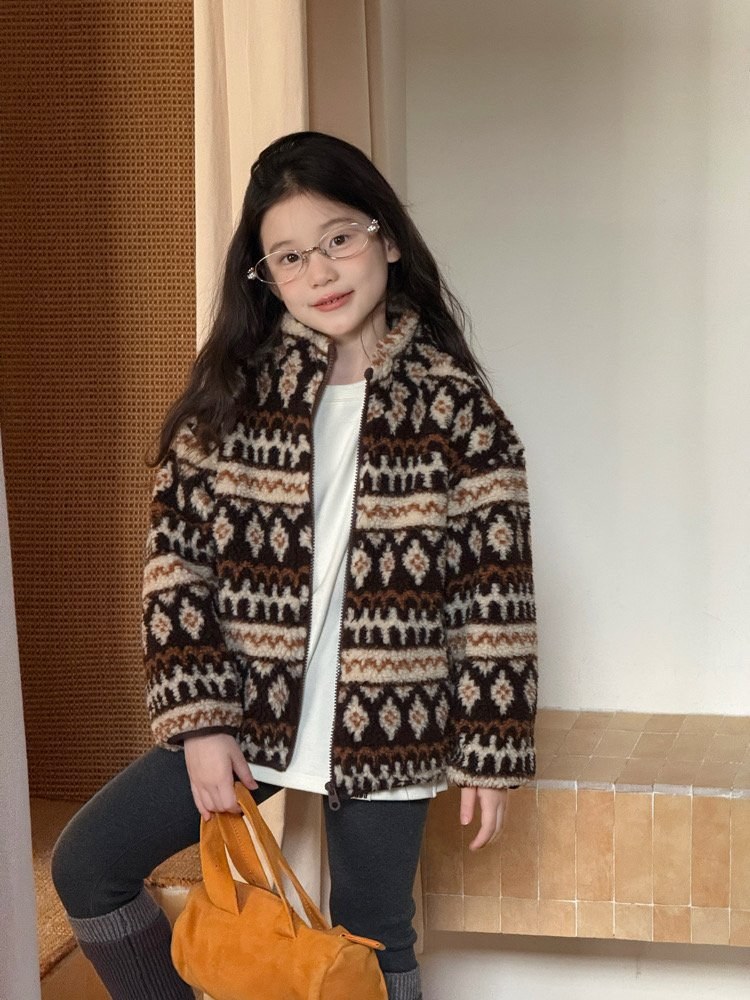 셀린브라운자가드양털자켓