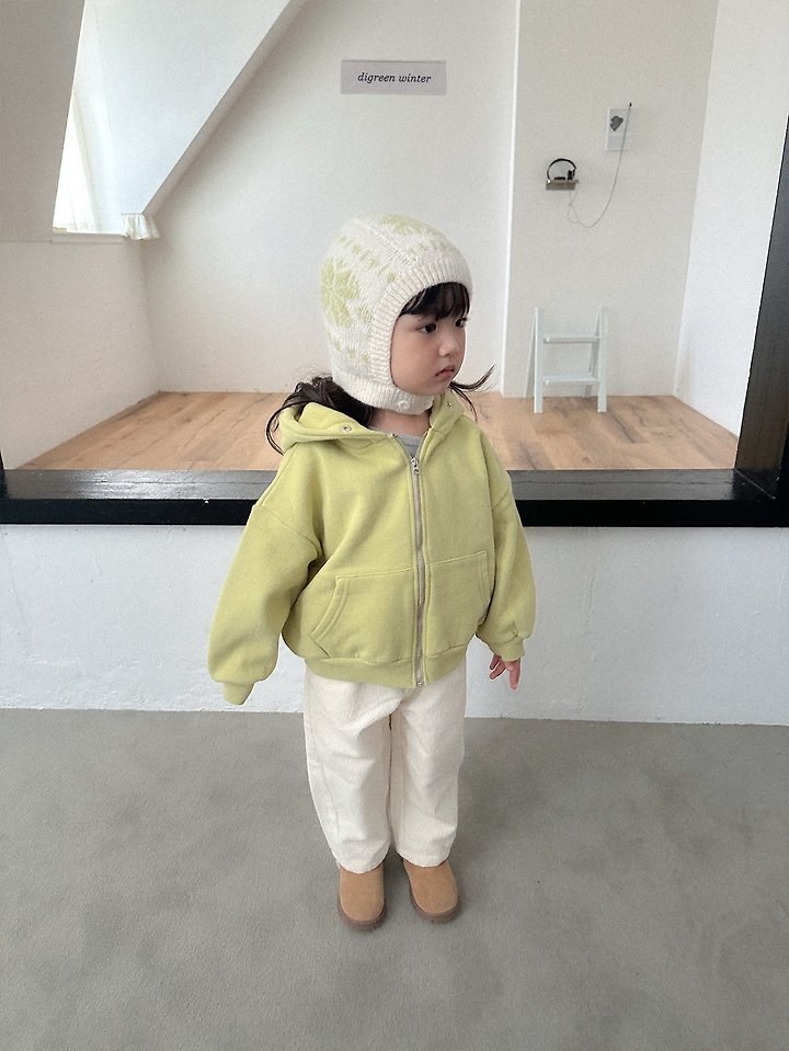 카라멜후드집업