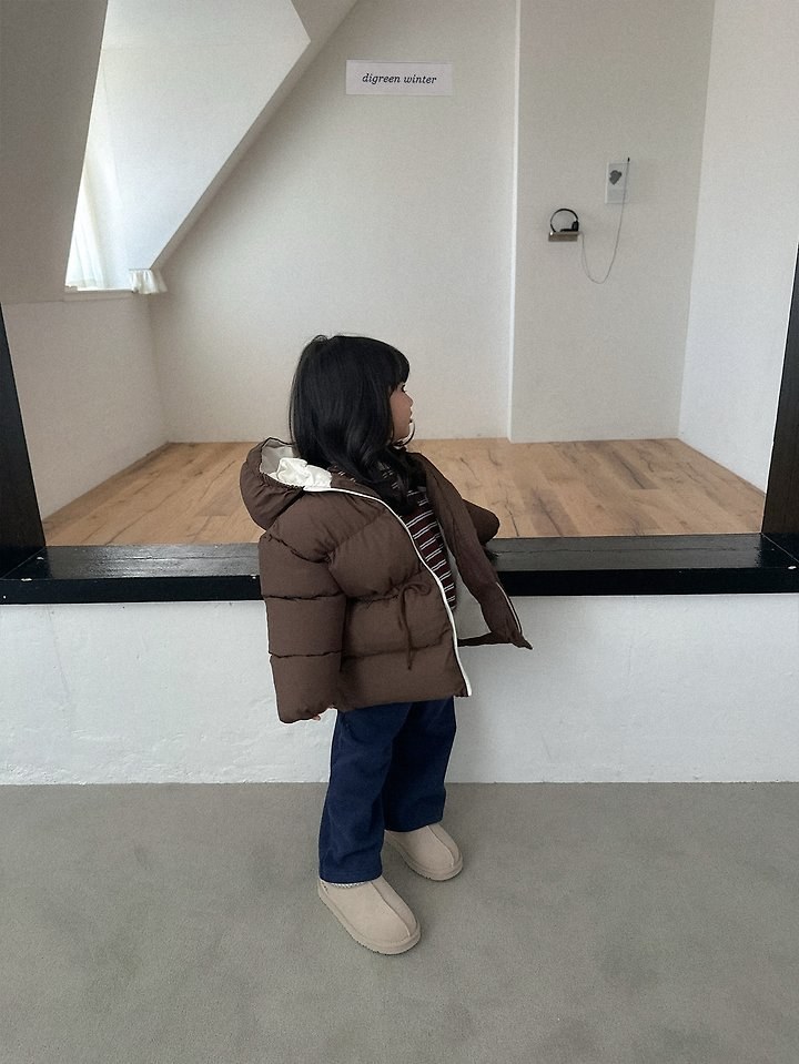 폴배색패딩 38