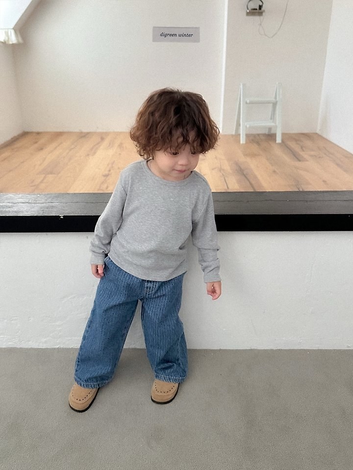 누빔데님팬츠 27