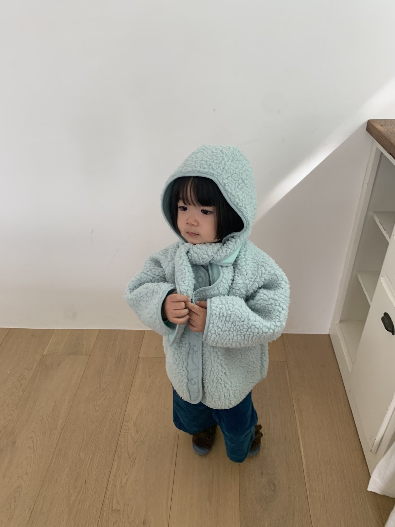푸들머플러모자 3