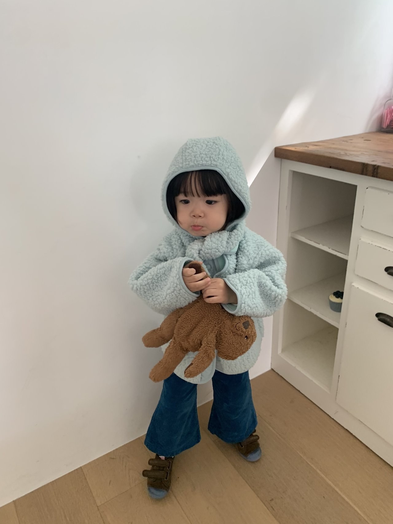 푸들머플러모자 4