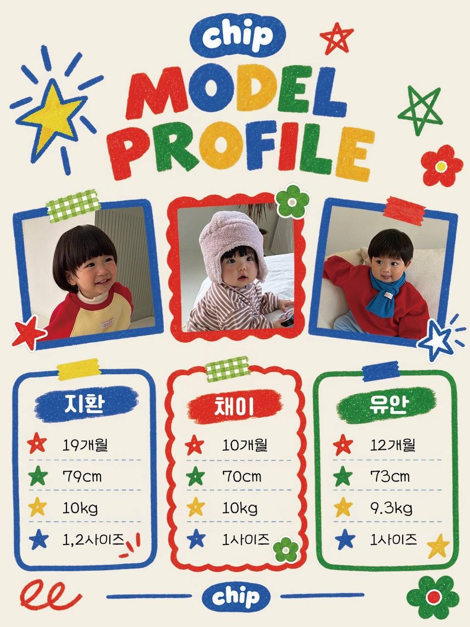 칩 사이즈표 2